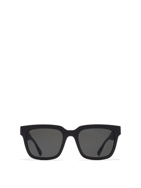 Dusk Polarized Pro Hi-Con Square Sunglasses Pitch Black