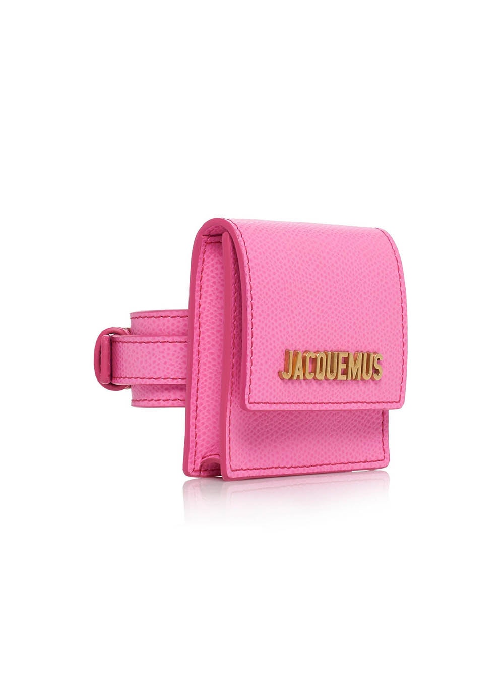 Pink Pebbled Leather Le Sac Bracelet