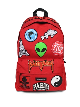 Metal Backpack Red