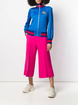 cropped straight trousers PINK secondary image