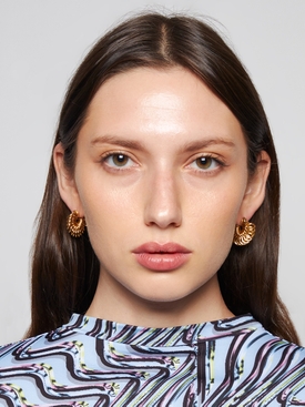 GOLD-TONE DISC EARRINGS secondary image