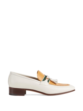 Loafer with tassel WHITE AND SUN OIL