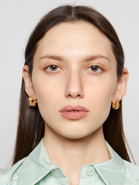 MISMATCHED HOOP EARRINGS Yellow Gold secondary image