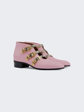 BUCKLE ANKLE BOOTS Pink secondary image