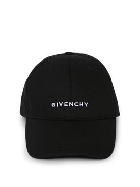 CURVED CAP WITH EMBROIDERED LOGO Black