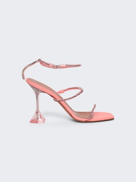 Gilda Crystal-Embellished PVC Sandals Baby Pink and Light Rose Crystals