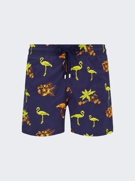 Embroidered 2012 Flamants Rose, Limited Edition Swim Shorts in Sapphire