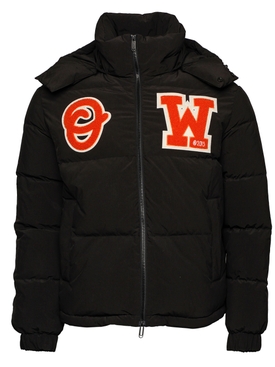 PATCH PUFFER DOWN JACKET Black