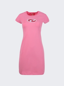 D-Angiel Cut-Out Logo Dress Rose Pink