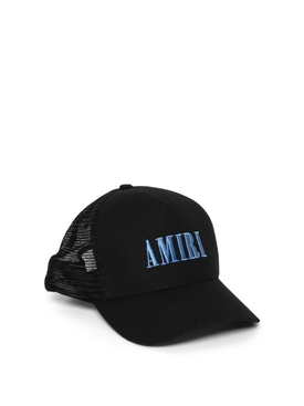 CORE LOGO TRUCKER HAT Black and Dusty Blue secondary image