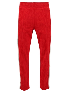 terry track pants Red