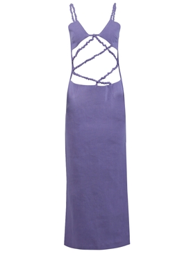 Lattice Bra Dress Lilac