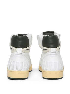 RHECESS SKY HIGH SNEAKER White and Forest Green secondary image