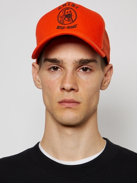 ZIG ZAG TRUCKER HAT Orange and Black secondary image